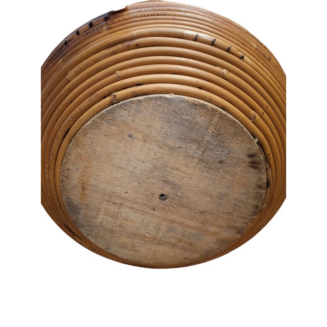 Wood Large Wicker Amphora Vase from Vivai Del Sud, Italy, 1970s For Sale - Image 7 of 8