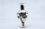 Silver Vase with Reliefs and Circular Base For Sale - Image 9 of 11