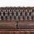 ​​​​​​​Vintage Chesterfield Two Seat Brown Leather Sofa From Spain For Sale - Image 6 of 9