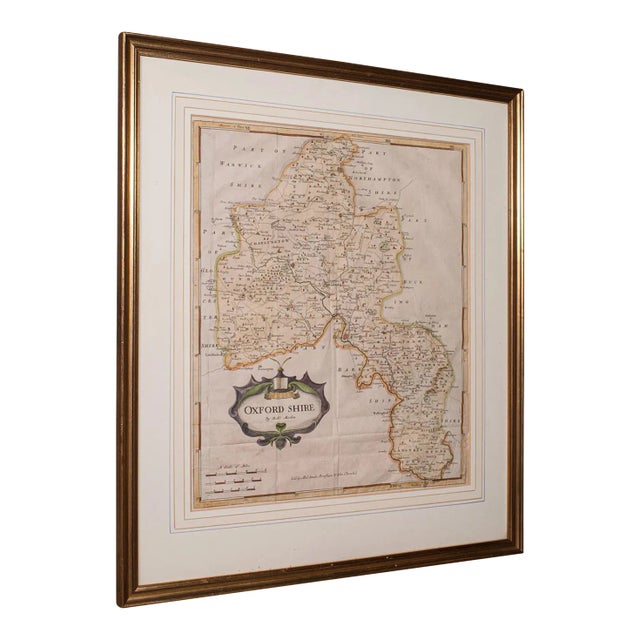 1700's Antique Lithography Map For Sale