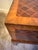 English Vintage Maitland-Smith Mahogany Parquetry Box Table For Sale - Image 3 of 14