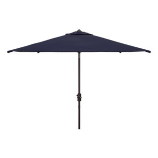 Wesler 7.5Ft Auto Tilt Square Market Umbrella, Navy For Sale
