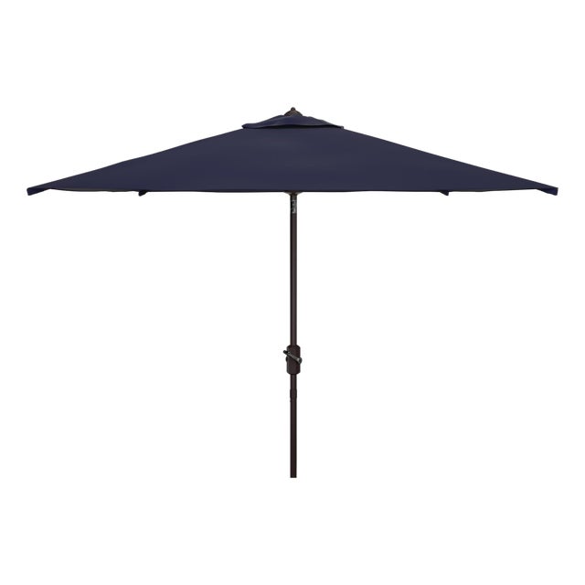 Wesler 7.5Ft Auto Tilt Square Market Umbrella, Navy For Sale