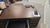 Wood Vintage Alma Desk Company Desk & Credenza For Sale - Image 7 of 8