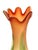 1970s Large Vintage Orange-Green Murano Glass Vase, 1970s For Sale - Image 5 of 13