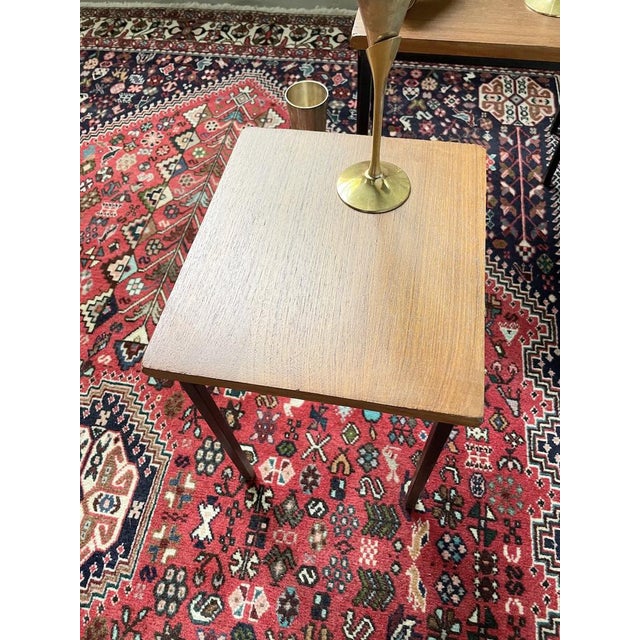 Modernist Teak Nesting Tables, 1950s, Set of 3 For Sale - Image 17 of 18