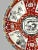 Red 1970’s Chinese Charger Plate For Sale - Image 8 of 9