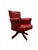 Metal English Swivel Club Armchair For Sale - Image 7 of 13