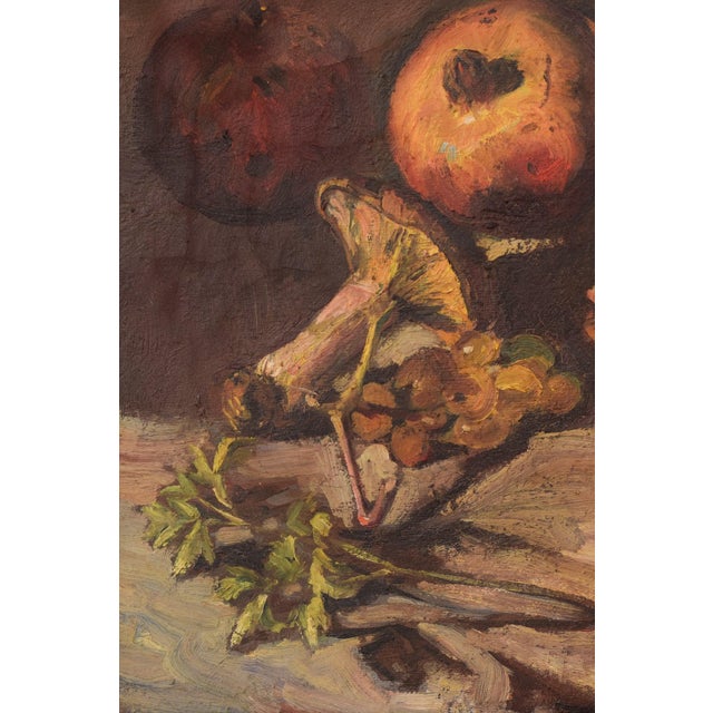Gold Y Un Rabano (And One Radish), Oil on Canvas For Sale - Image 8 of 14