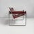 Italian Modern Burgundy Leather Wassily Armchair by Marcel Breuer for Gavina, 1960s For Sale - Image 3 of 18