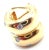 Gold Mid 20th Century Tiffany & Co. Etoile Diamond Yellow Gold and Platinum Hoop Earrings, Pair For Sale - Image 8 of 11