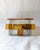 Amber Striped Murano Glass Wall Sconce attributed to AV Mazzega, 1970s For Sale - Image 9 of 14