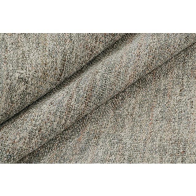 Contemporary 2010s Rug & Kilim’s Contemporary Jute Kilim in Tones of Gray For Sale - Image 3 of 8
