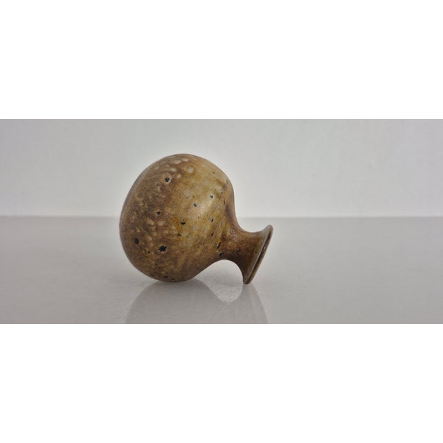 Small Studio Ceramic Vase, Denmark, 1960s For Sale - Image 9 of 15