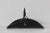 Metal Vintage Curved Hammered Cradle Black Metal Firewood Log Holder Wire Wrapped Handle For Sale - Image 7 of 15