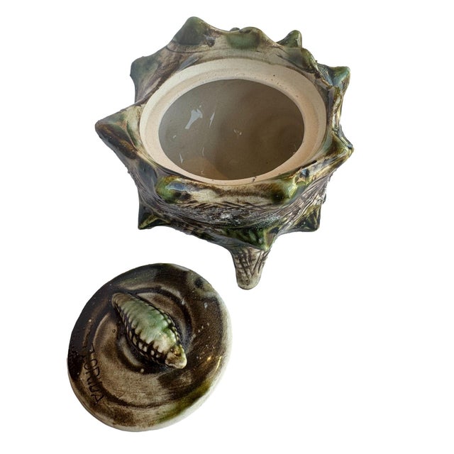 2000 - 2009 Ceramic Conch Shell Dish For Sale - Image 5 of 8