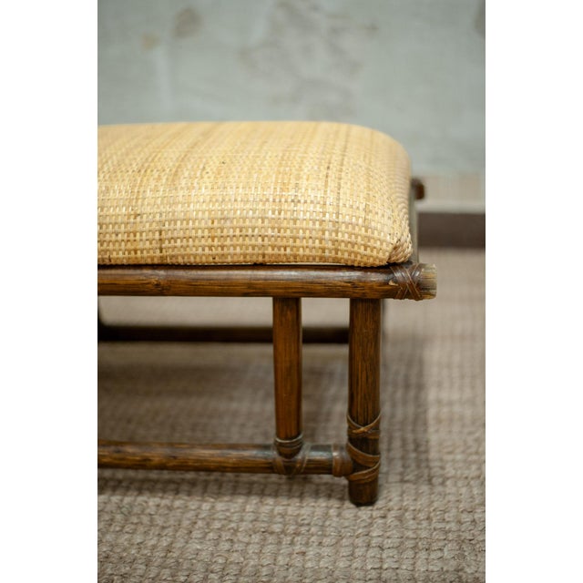 Wooden Ottomans by Lyda Levi for McGuire San Francisco, 1970s, Set of 2 For Sale - Image 4 of 8