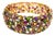 Bochic “Capri” Vintage Sapphire & Multi Gem Bangle Set In 18K Gold & Silver For Sale