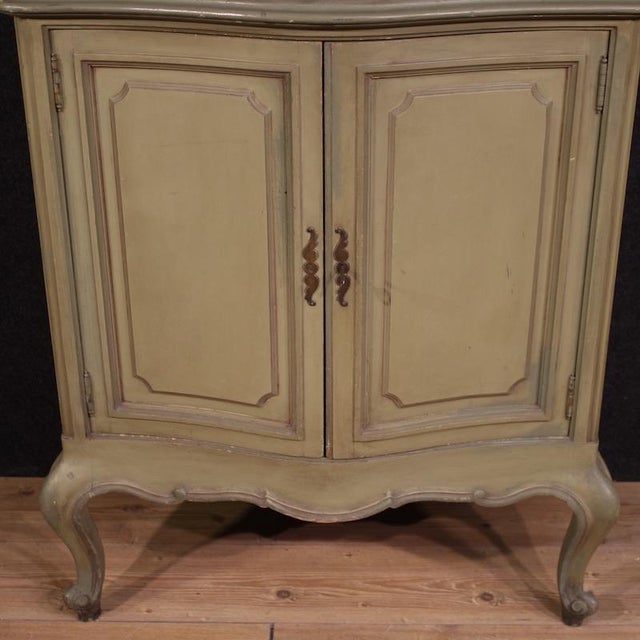 20th Century Italian Lacquered Sideboard with Mirror, 1950s For Sale - Image 12 of 14