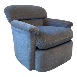 Contemporary Baker Swivel Club Chair For Sale