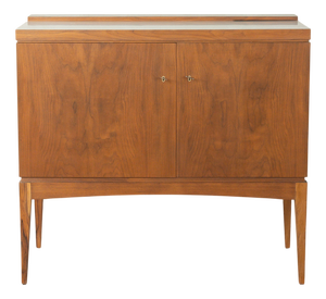 Vintage Home Bar in Walnut, 1960s