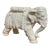 Small Vintage Porcelain Blanc De Chine Elephant Figurine Planter For Sale