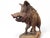 Late 19th Century Antique Black Forest Carved Warthog Sculpture, 1880 For Sale - Image 5 of 11
