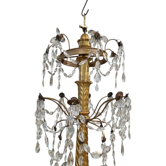18th Century 18th Century Genoa Genovese Chandelier (Two Available) For Sale - Image 5 of 8