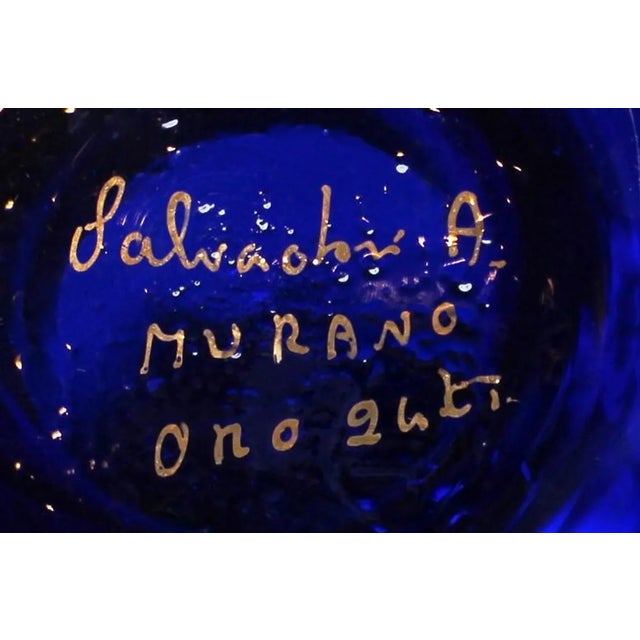 Murano Contemporary Enameled Murano Vase by Salvadori For Sale - Image 4 of 5