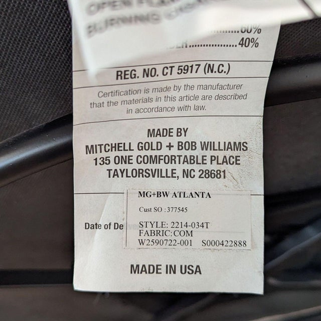 Mitchell Gold + Bob Williams Giselle Modern Swivel Lounge Chair For Sale In San Francisco - Image 6 of 6