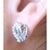 Metal 14 Karat White Gold Fashion Earrings With Diamonds 1.25 TDW For Sale - Image 7 of 9