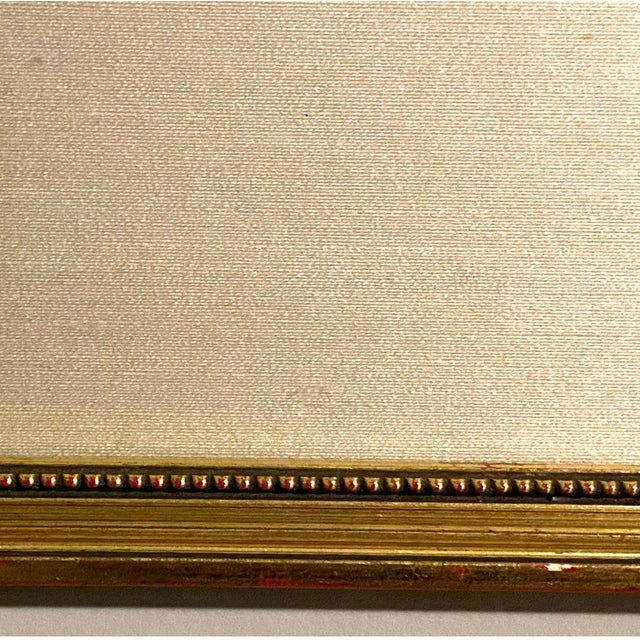 Paint 1970s Springtime Apple Trees a Watercolor and Gauche Painting by Charles T Haight, a Famous Interior Designer. For Sale - Image 7 of 7