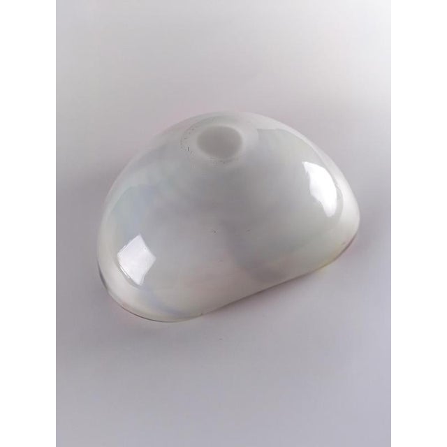 Lattimo and Aventurine Murano Glass Bowl, Italy, 1960s For Sale - Image 9 of 12