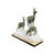 Metal Art Deco Sculpture Lamp from Fritz Diller, 1930s For Sale - Image 7 of 15