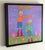 2020s Original Acrylic Folk Art Painting Done My Renowned Key West Artist 'Sheltering Love' For Sale - Image 5 of 7