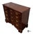 Thomas Chippendale Vintage Federal Style Mahogany Block Front Chest of Drawers For Sale - Image 4 of 11