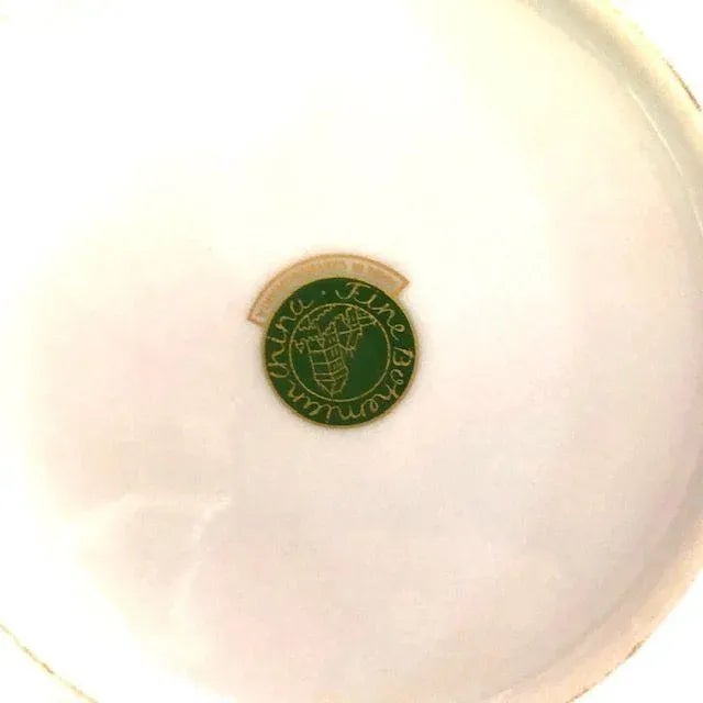 1970s Vintage Bohemian China Soup Bowls- Set of 4 For Sale - Image 5 of 6