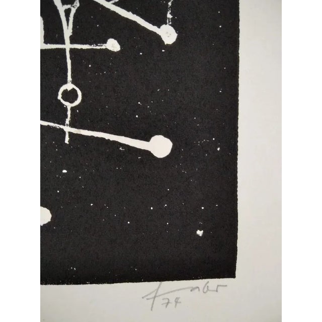 1970s Will Faber, Untitled, 1974, Lithograph on Paper For Sale - Image 5 of 8