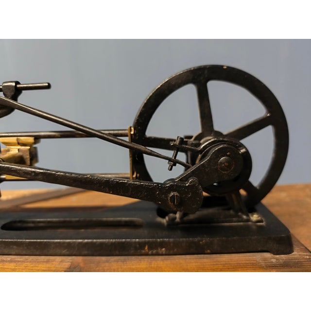 Demonstration Device of Steam Engine in Cast Iron, Early 20th Century For Sale - Image 5 of 15