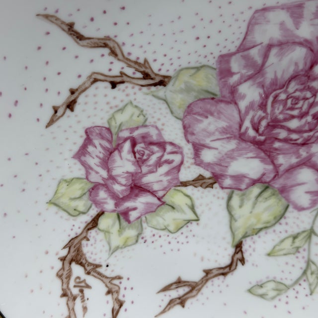 Porcelain Vase and Plate from Heinrich, 1989, Set of 2 For Sale - Image 11 of 15