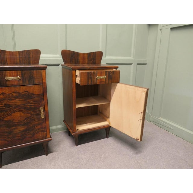1970s Vintage Italian Painted Bedside Tables, 1970, Set of 2 For Sale - Image 5 of 7