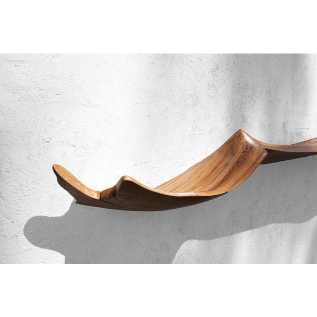 Contemporary W2380 Wall Hanging Shelf in Oak Wood by Jörg Pietschmann For Sale - Image 3 of 7