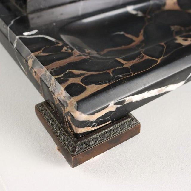 Stone Portoro Marble Desk Set For Sale - Image 7 of 9