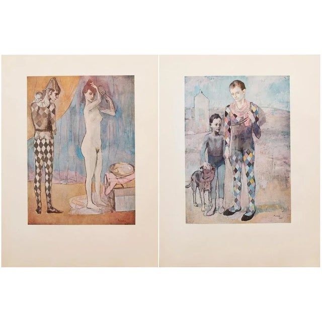 1950s After Picasso, First Edition Period Full-Color Prints of Blue Harlequin - A Pair For Sale - Image 13 of 13