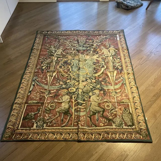 French Vintage 1980s French Tapestry King Sigismond of Krakow, Poland. For Sale - Image 3 of 5