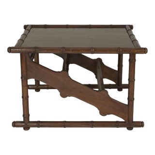 Vintage Bamboo Coffee Table, Italy, 1960s For Sale