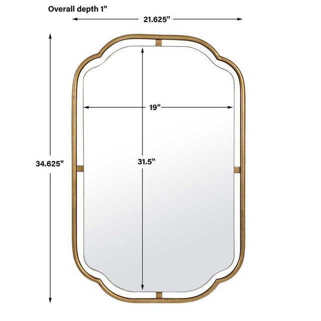 Traditional Whimsey Floating Mirror For Sale - Image 3 of 5