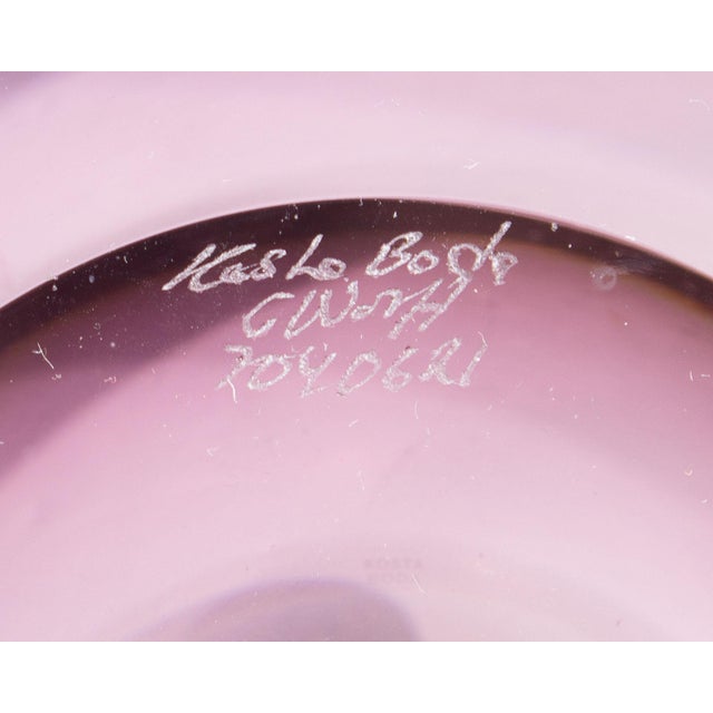 Glass Göran Wärff Kosta Boda “Opus” Glass Vase For Sale - Image 7 of 7