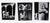 Black and White Photographs of Classical Male Nude Sculpture Set of Three For Sale - Image 4 of 4