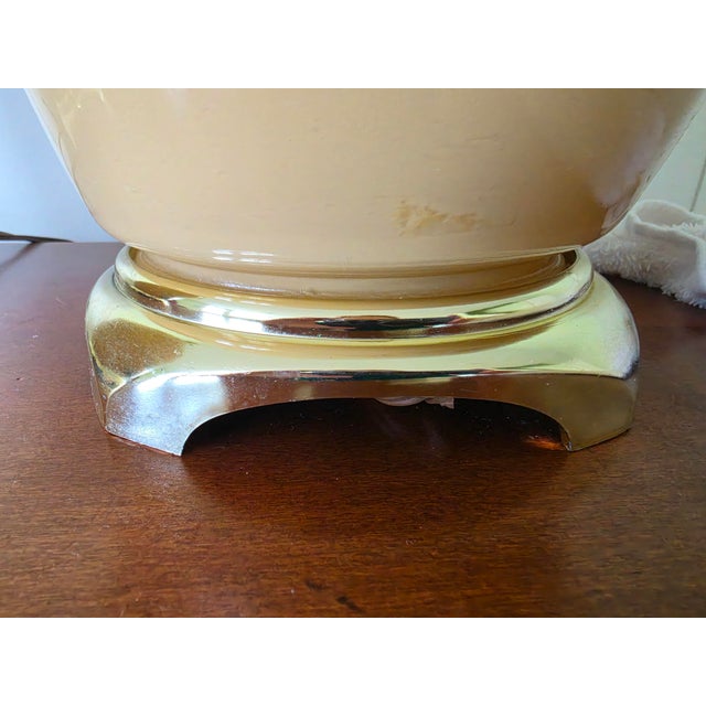 1980s Vintage 1983 Chinoiserie Ginger Jar Table Lamps - Matching Pair by Cycle II Corp For Sale - Image 5 of 16